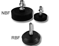 RBF 1/2-20 x 2-1/2 rubber feet RBF 1/2-20 x 2-1/2 rubber feet Rubber Scale feet