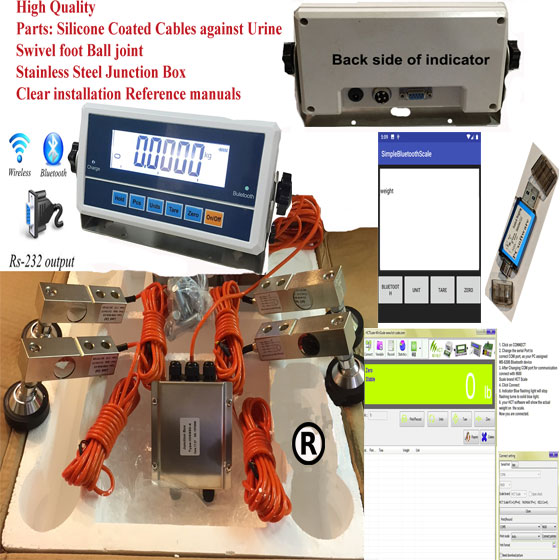 Livestock Scale with Software APP Livestock Scale with Software APP Livestock scale kit Cattle Hog scale kit
