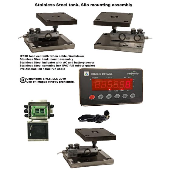 Tank Silo Hopper Stainless Kit