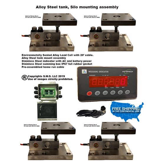 Tank Silo Bin Hopper Alloy scale kit