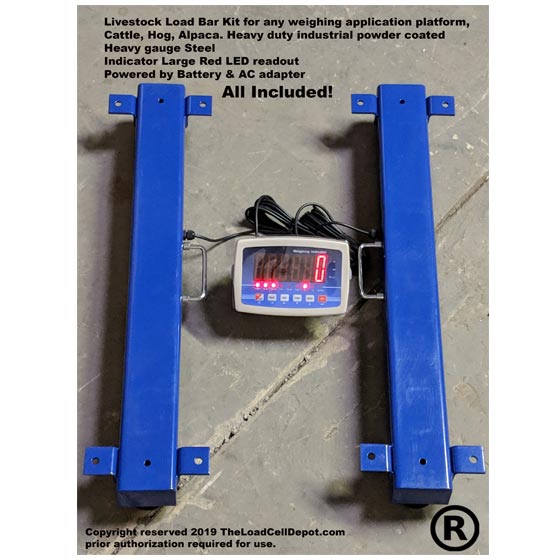 Alleyway livestock scales