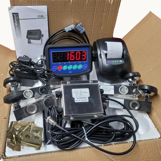 138L Red LED indicator with Printer basic scale kit Livestock scale kit cattle chute kit
